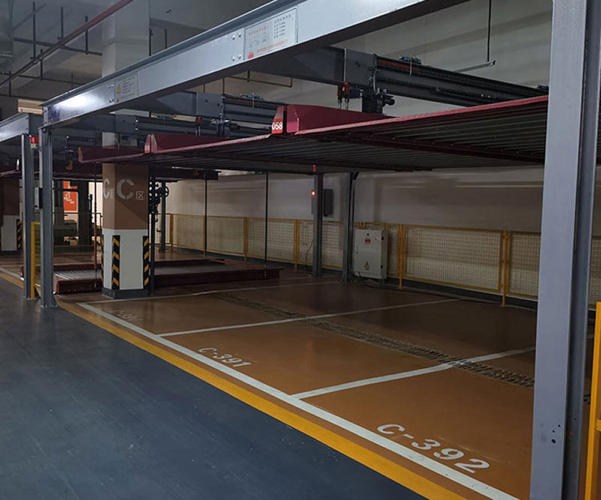 PSH上下升降立体停车设备改造