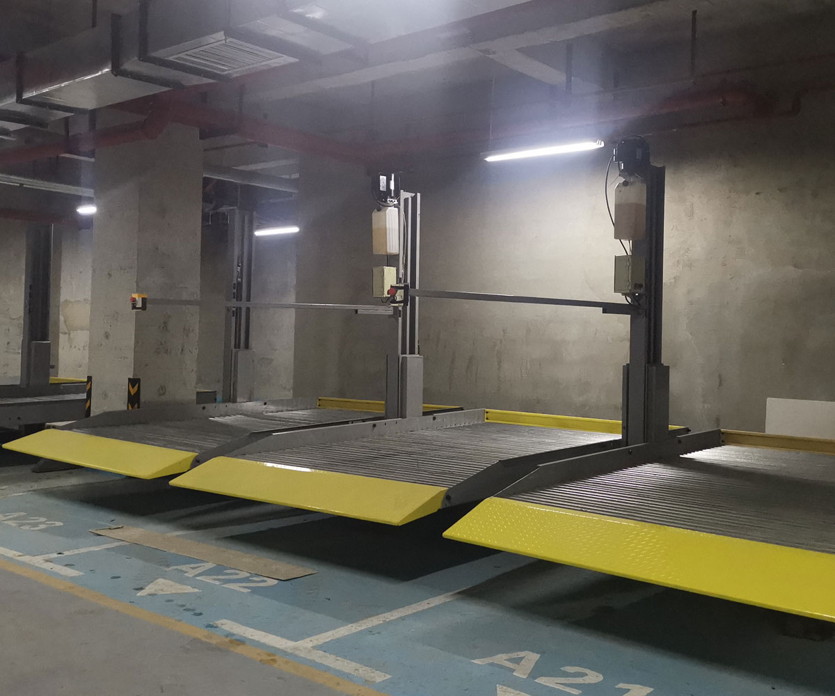 渭城四柱简易式机械式停车位价格