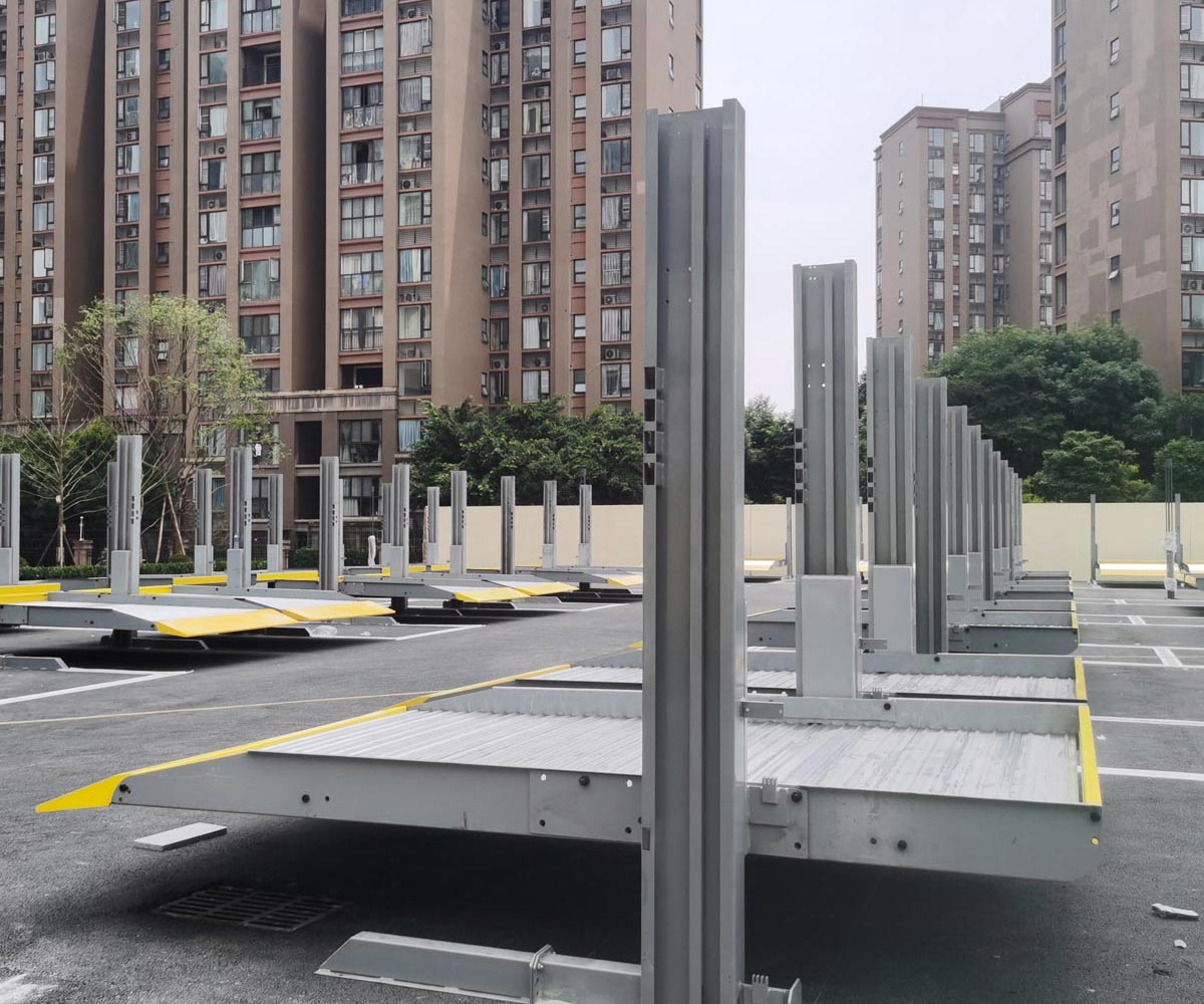 PSH四层升降横移类停车设备（负二正二地坑式）技术参数