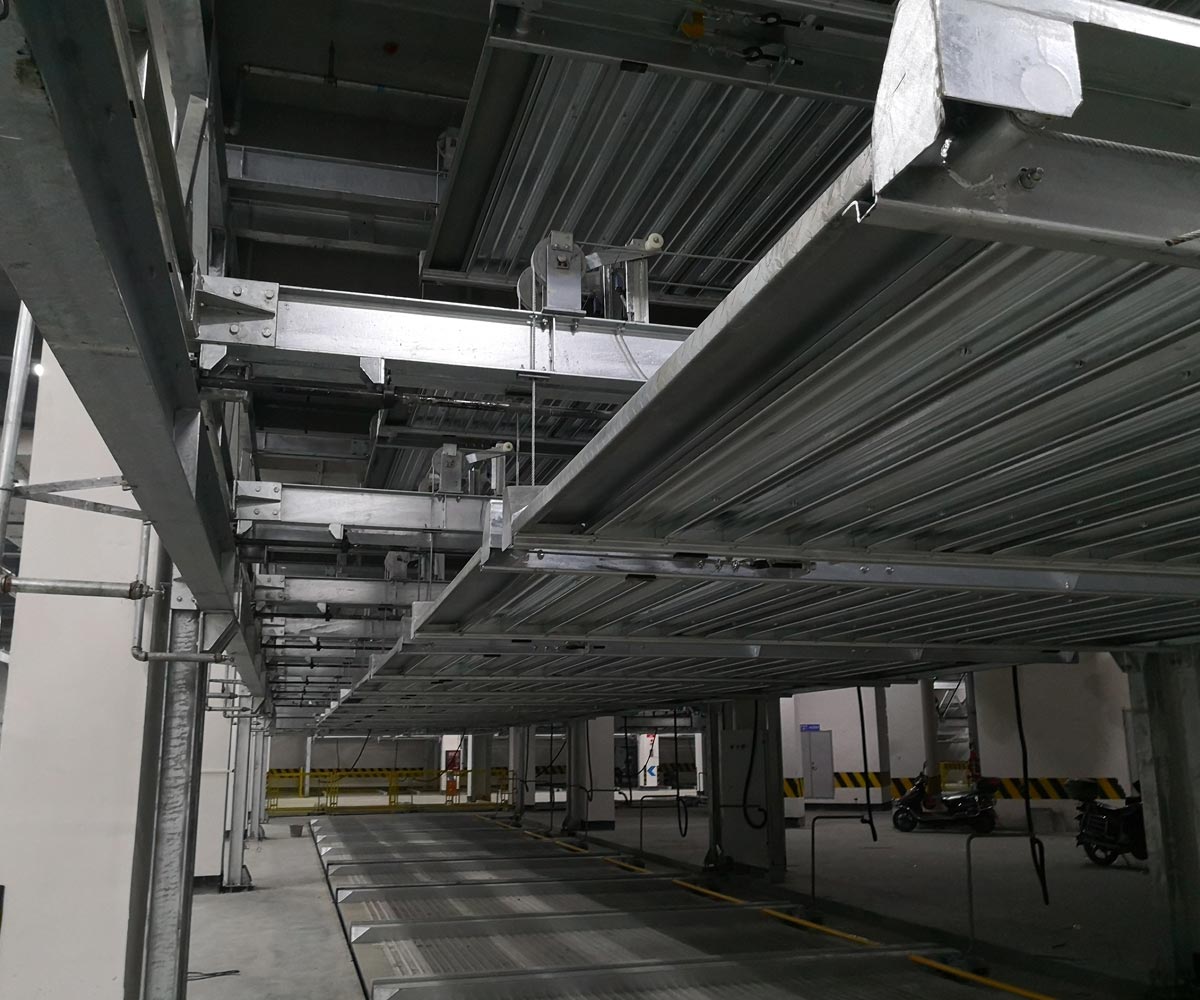 临夏三层升降横移式自动立体停车库
